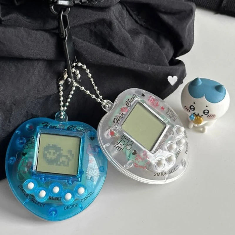 Virtual Pet Tamagotchi Toy in Russian Original German Spanish Polish Electronic Animals Kid Play Game Boy Pixel Pendant Keychain