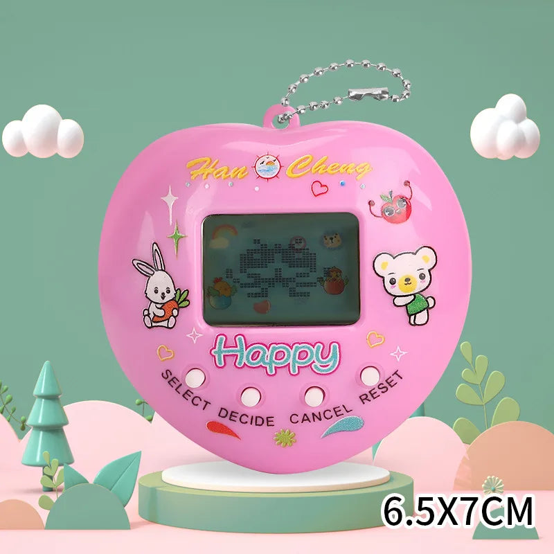 Virtual Pet Tamagotchi Toy in Russian Original German Spanish Polish Electronic Animals Kid Play Game Boy Pixel Pendant Keychain