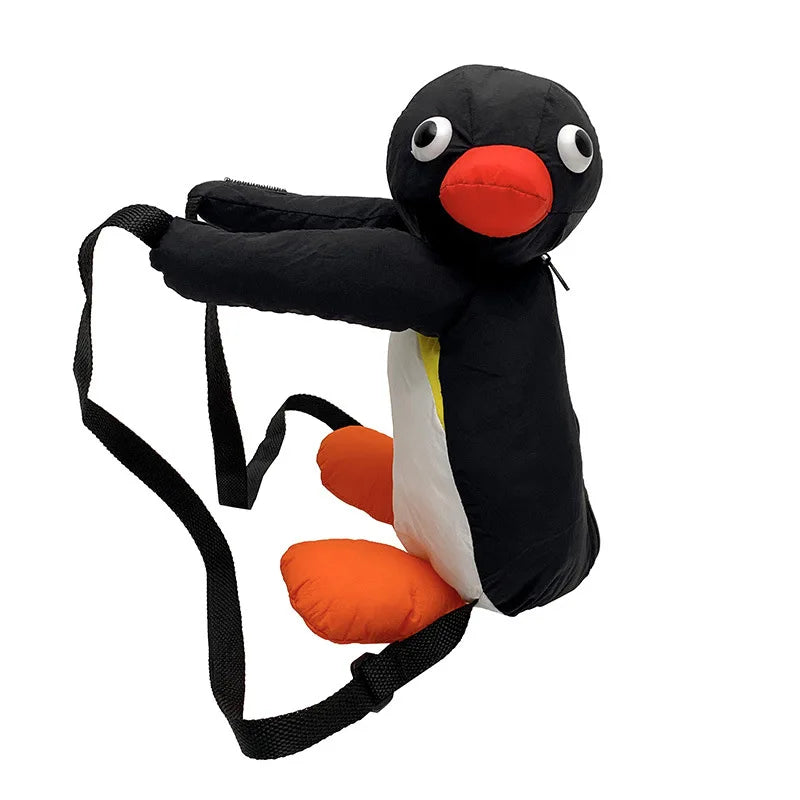 Cartoon Funny Cute Cuddle Penguin Backpack Fashion Personality Plush Doll Bag Children's Bag Shoulder Bag Mini Knapsack Bags