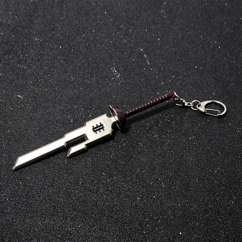 Anime Jujutsu Kaisen Keychain Nanami Kento Fushiguro Toji Weapon Model Pendant Keyring for Men Jewelry
