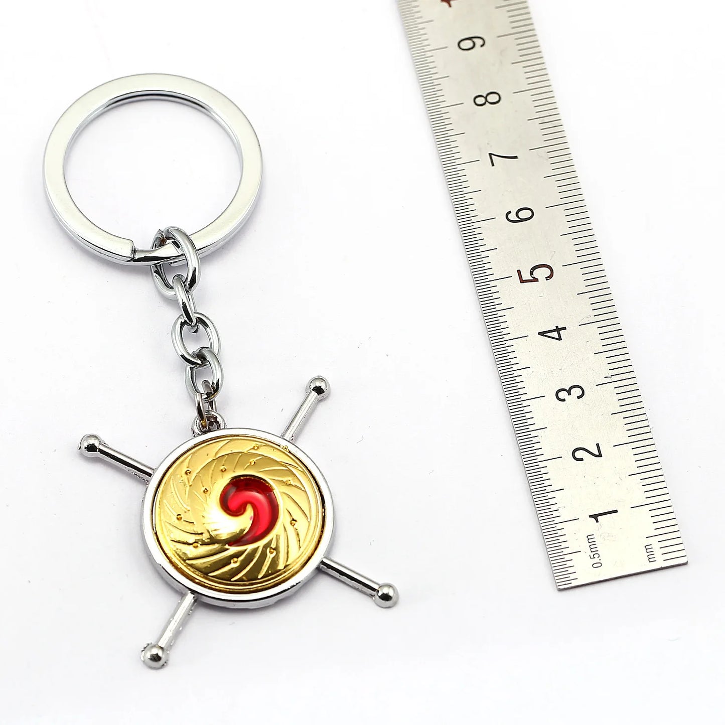 Anime Keychain Sasuke Key Chain Pendant Akatsuki Key Holder Charm Figure Chaveiro Jewelry Souvenir Gift for Fans