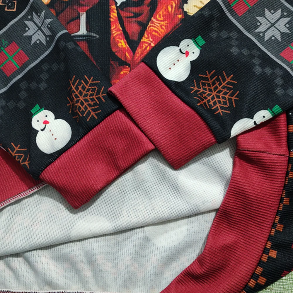 Homer Bush Meme The Simpsons Ugly Merry Christmas Sweater 2025 New Fashion Men Hoodie Pullover Spring Autumn Women Sweatshirt