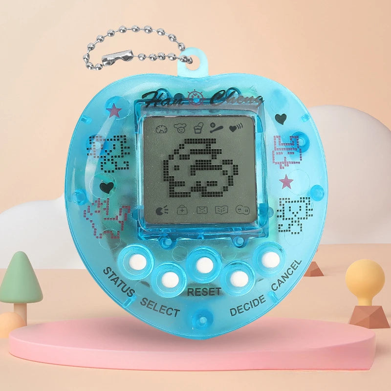 Virtual Pet Tamagotchi Toy in Russian Original German Spanish Polish Electronic Animals Kid Play Game Boy Pixel Pendant Keychain