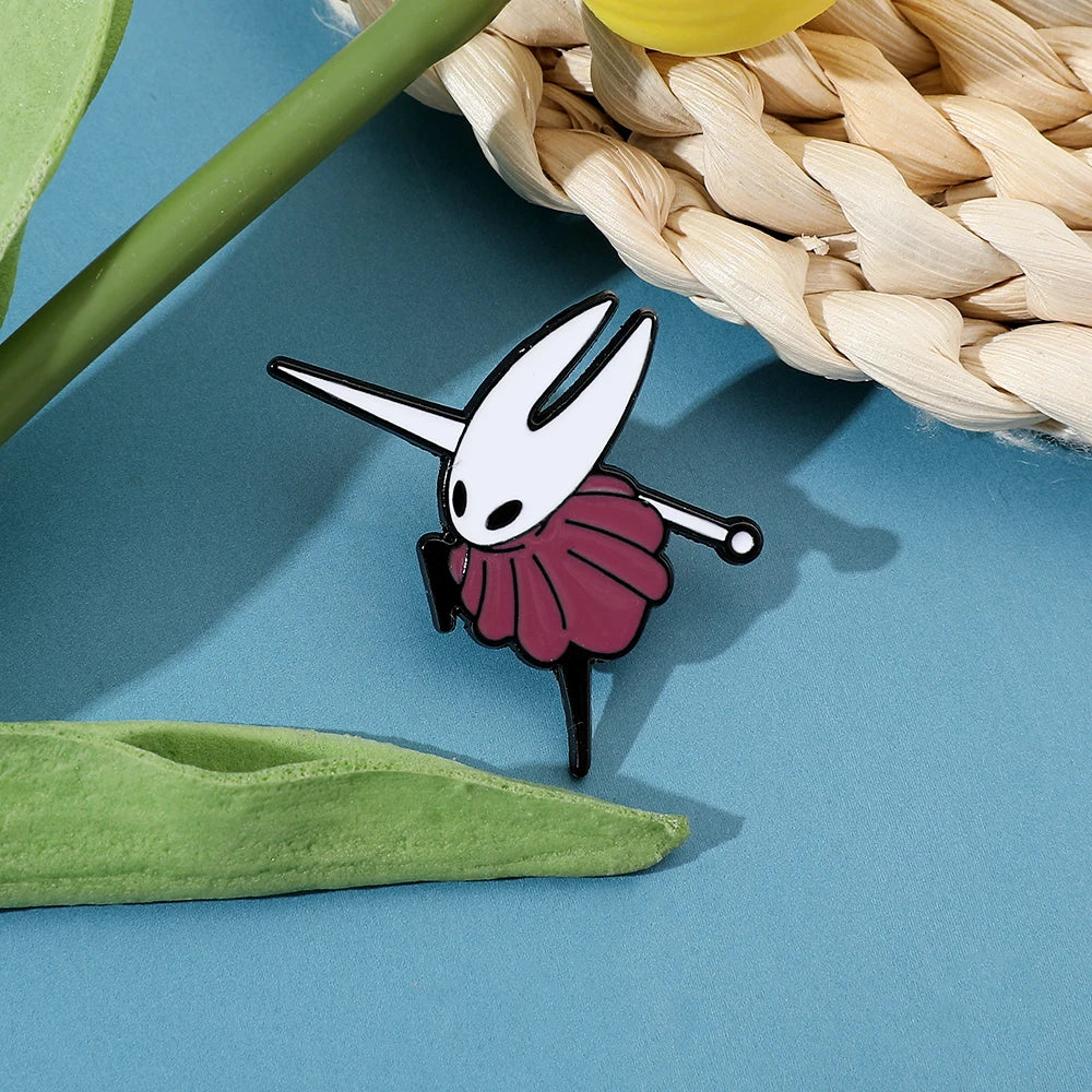 Hollow Knight Enamel Pins Cute Cartoon Metal Brooch Game Jewelry Badge for Backpack Pins Accessories Gifts